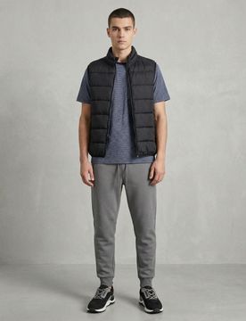 Pantaloni jogger in felpa - grigio medio