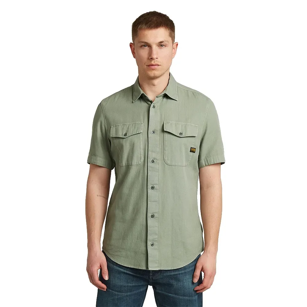Camicia A Maniche Corte Marine Light Orphus Gd XL - G-Star - FashionsVida