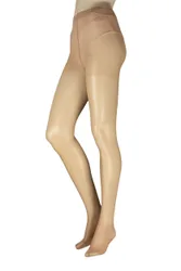 Women's 1 Pair 30 Denier Energising Firm Support Compression Tights Natural Tan M - Skin Tones - Size: Medium