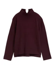 Pullover dunkelrot L damen