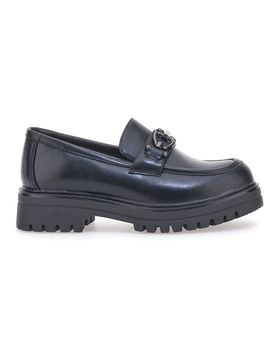 Mocassini Neri Con Platform Cafe' Cost 695151 39
