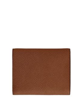 Portefeuille en cuir texturé