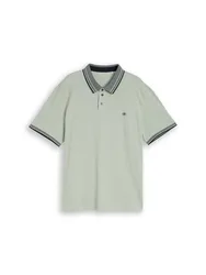 XL plus printed polo male