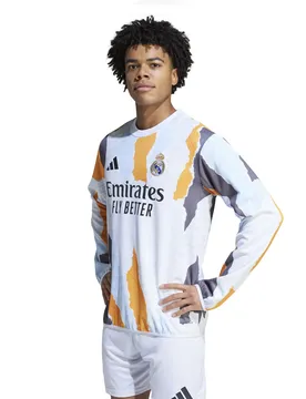 Aufwärmtrikot Real Madrid 2024/25 - Blanc - male - Size: S