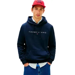 Felpa Con Cappuccio Dm0dm2076 Dark Night Navy / Sweet Blue L
