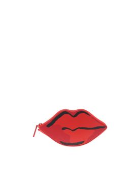 Borsa Beauty Spot bianca e rossa