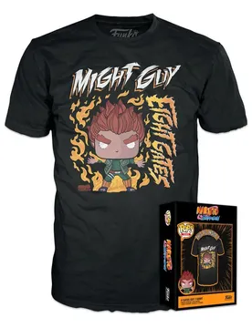 T-shirt à Manches Courtes Naruto 8 Gates Guy Multicolor L unisex