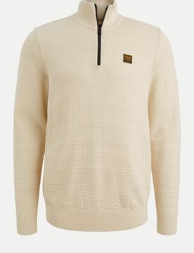 Troyer mit Strickmuster Beige 3XL