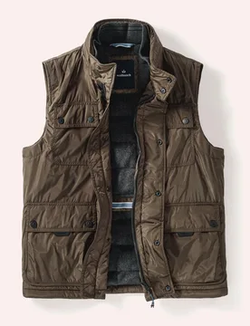 Alles am Mann Weste, noch offen: Filter Passform#normale Größen, Farbe Grau, 54, 10 verschließbare Taschen wärmendes Fleecefutter Herren - Walbusch - FashionsVida