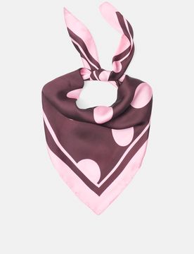 Foulard Satinato A Pois