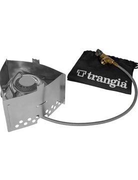 Trangia Triangle mit Gasbrenner