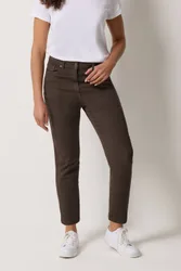 Women's Ankle Grazer Jeans in Chocolate Size: 10S - Chocolate - Size: 10S