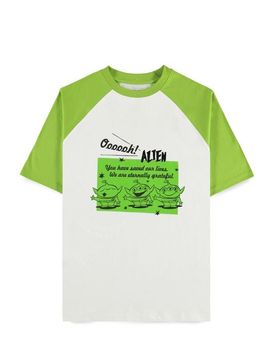 Toy Story - T-Shirt - 5 - Aliens - S bis XXL - für Männer - Größe L - weiß/grün - Lizenzierter Fanartikel - Männer - male
