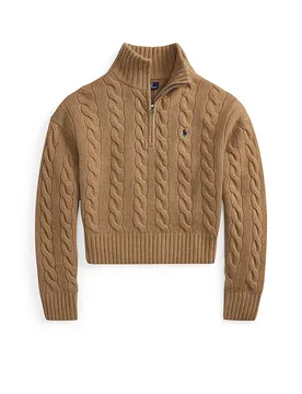 Troyer Pullover cammello XS - Ralph Lauren - FashionsVida