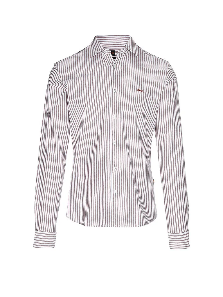 Camicia Slim Fit MYSOFT_2_M rosso S - BOSS - FashionsVida