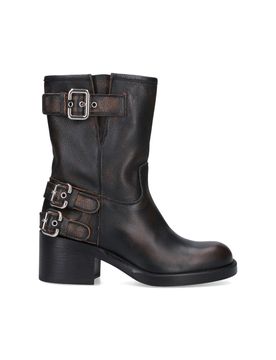 Chloé Calf Leather Ankle Boots