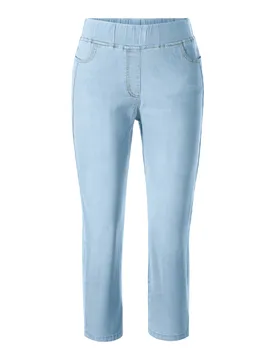 Capri-Schlupfjeans „Dunja“ blau L Damen - wedolina - FashionsVida