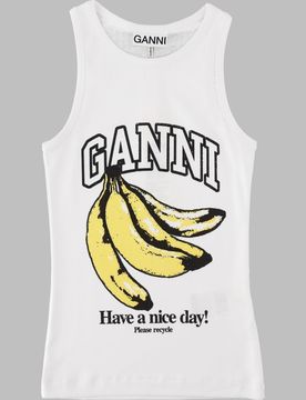 Ganni Organic Cotton Women's Top