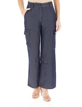 Guess Pantalone cargo BLU XS