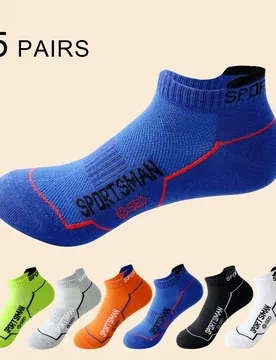 Pares de calcetines de tobillo deportivos de malla transpirable de alta calidad para hombre, talla 39-44 - Shein - FashionsVida