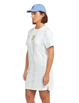 Robe Courte à Manches Courtes Wotw White Tdtee L