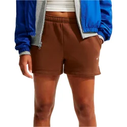 W nk stdo flc mw mr std 4 shrt bermuda mujer Marron (S)