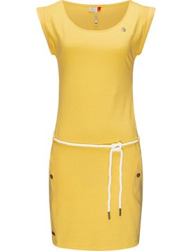 Ragwear Vestido amarillo / blanco