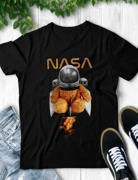 A-NASA Bear T-Shirt, Astronaut Teddy Bear, Outer Space Graphic Tees - Aliexpress - FashionsVida