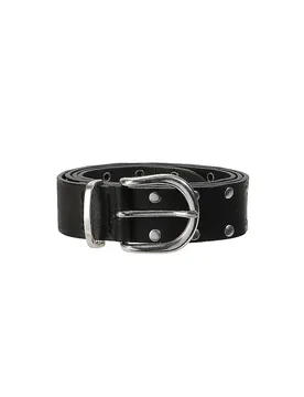 Cinturón de cuero negro 80 - Nudie Jeans - FashionsVida