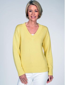 V-Pullover, 1/1 Arm, uni female