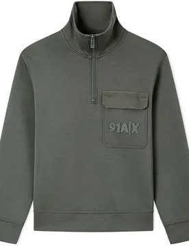 Exchange Sweat-shirt Xm002062_af10818 Gunmetal M - Giorgio Armani - FashionsVida