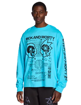 Rick & Morty Herren T-Shirts - Schwarz - Größe S Black S - Puma - FashionsVida