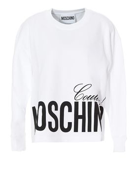 Moschino Felpa asimmetrica con logo