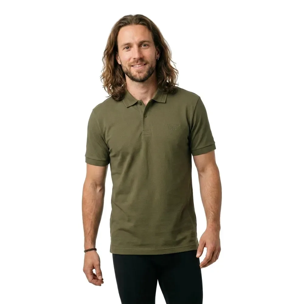 Polo A Maniche Corte Spirit70 Open Green S - BOSS - FashionsVida