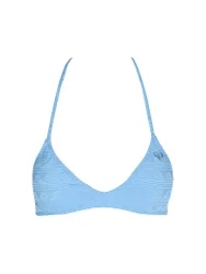 Top bikini da donna Paradise Wave Fixed Tri blu S