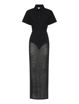 Alaïa Abito polo in misto lana