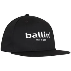 Schirmmütze Snapback Cap Zwart Einheitsgrösse Male
