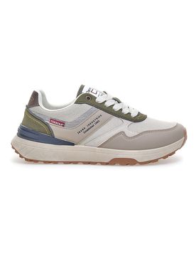 Sneakers Bianche e Beige multicolore suola zigrinata CAM45939J6377 43