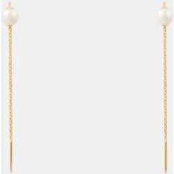 Pendientes The Moment con perla