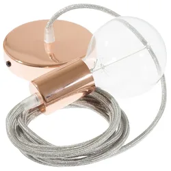 Cables Suspension Luminaire Rl02 2 M Diy Glittering Silver / Copper One Size
