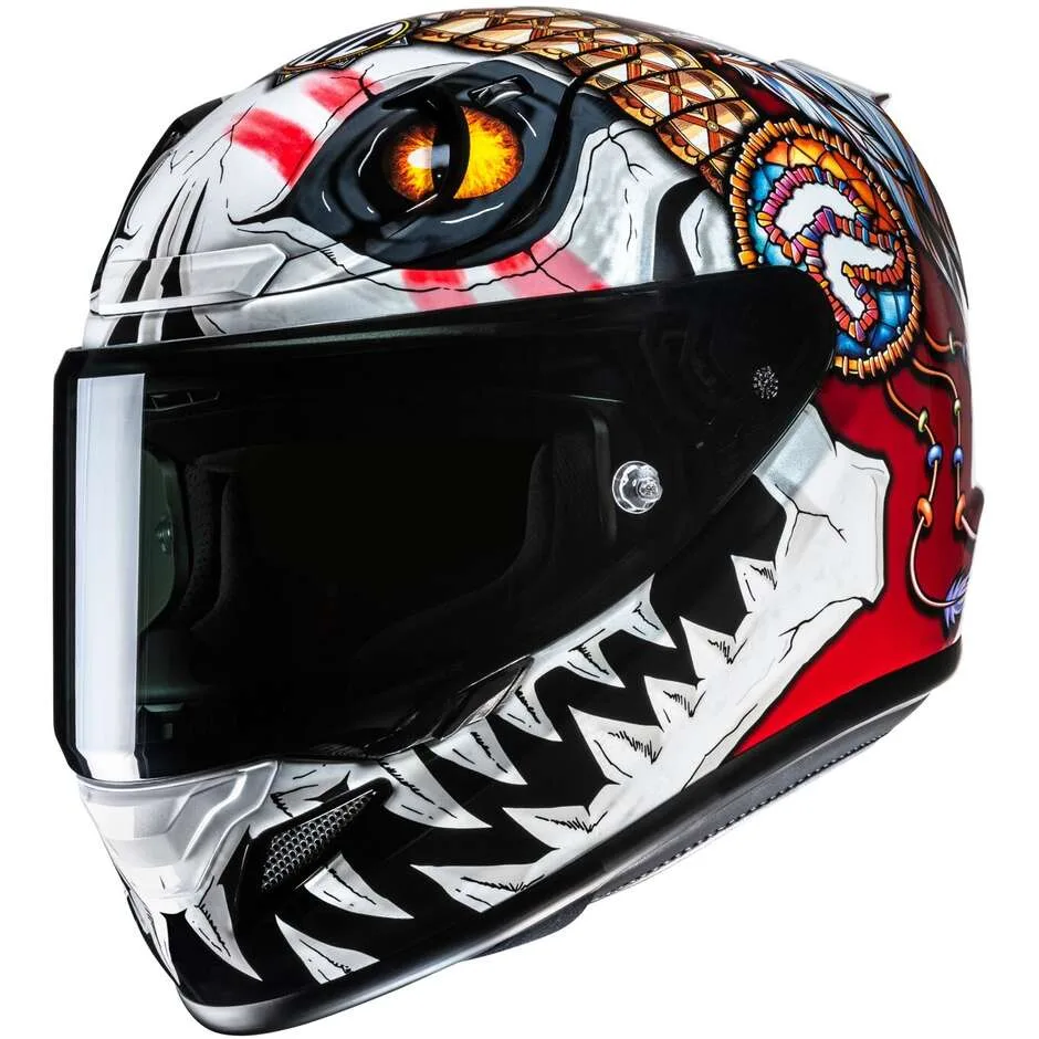 Casco Moto Integrale RPHA12 SKULLY MC1 taglia M - HJC - FashionsVida