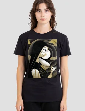 The Nightmare Before Christmas Sally Shaded T-Shirt, Black - Black - Size: 2XL - Disney - FashionsVida