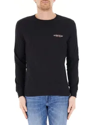 T-shirt maniche lunghe NERO L