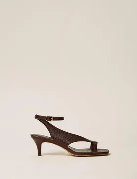 Twinset Sandales tongs en cuir - TWINSET - FashionsVida