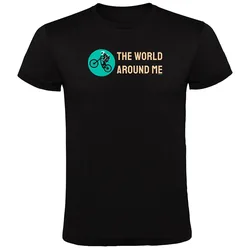 Maglietta A Maniche Corte The World Around Me Black