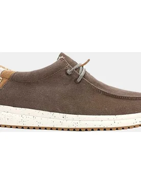 Zapatos cómodos de hombre tipo wallabi en algodón y lino - Walk In Pitas - FashionsVida