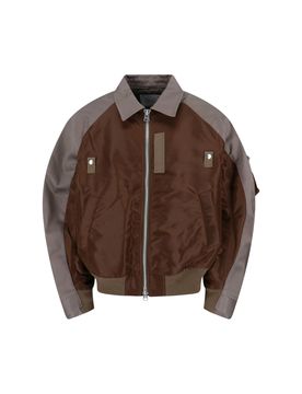 Men's Technical Nylon Panel Jacket