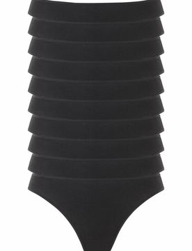 PETITE FLEUR Tanga negro
