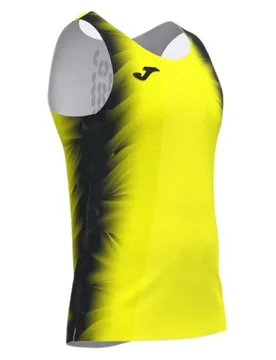 Maglietta Senza Maniche Elite Xi Fluor Yellow / Black M - Joma - FashionsVida