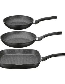 Pfannen-Set „Gourmet“ 3-tlg. mit Antihaftversiegelung - GSW - FashionsVida